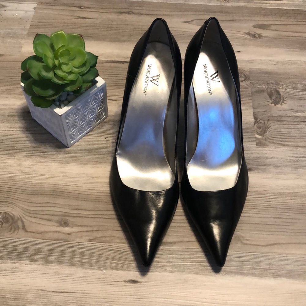 ❗️SEXY WORTHINGTON BLACK HEELS SZ 9 1/2❗️❗️